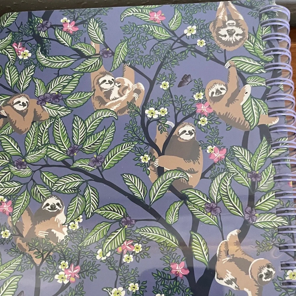 Vera Bradley Jungle and Floral Notebooks - Sloths or Tigers NIP